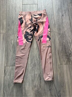 adidas by Stella McCartney Very Rare Rose Pink Tights with Neon Pink Panels